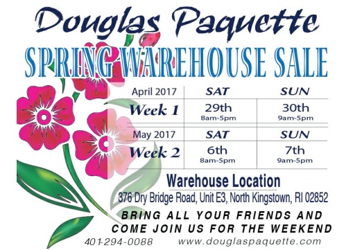 Douglas Paquette Accessories warehouse sale